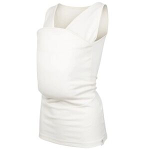 LALABU Babywearing Shirt Medium Mom Baby carrying Cream Nursing Tank Top M ivory